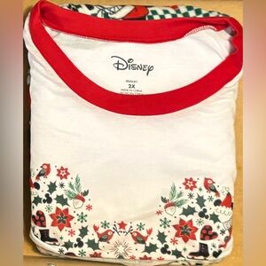 Disney's Mickey Mouse Plus Size Jammies "Holiday Party Mickey" Pajama Set - 2XL